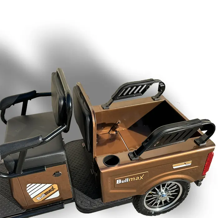 Електрическа триколка Bullmax A10 Cargo, 1500W, 48V/20Ah, За двама, Товарно Отделение, Синя Перла - 397