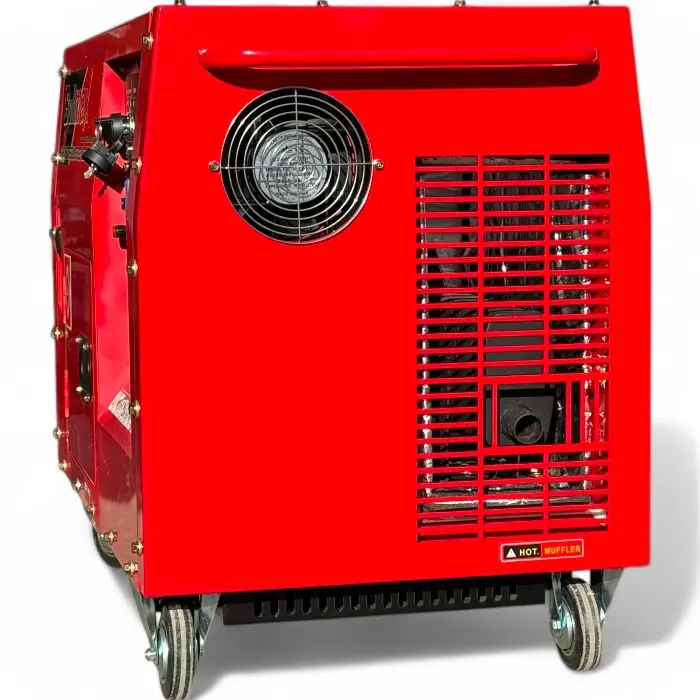 Обезшумен Бензинов Генератор за Ток Bullmax 7.5KW Монофазен, Водозащитен, Меден Ротор и Статор, Дисплей, AVR, GX760, 4-тактов - 1561