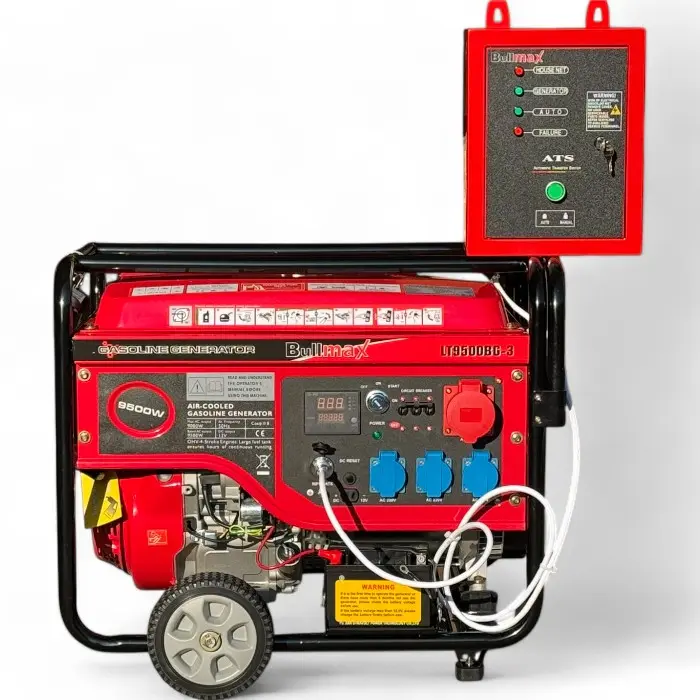 Генератор Bullmax 9.0KW, ATS кутия, Трифазен, AVR, 18HP - 1518