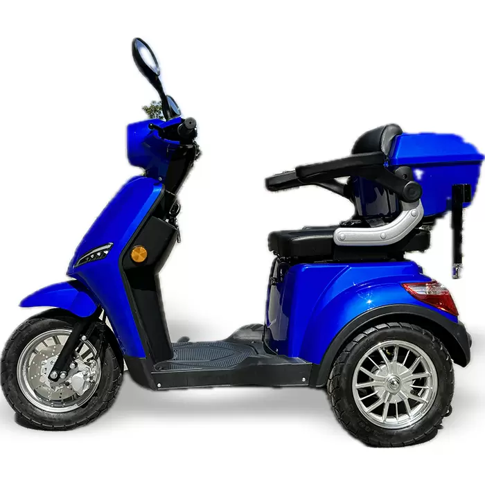 Електрическа триколка BullMax FM B1, 1500W, 60V/20Ah, Задно Предаване, Синя Перла - 448