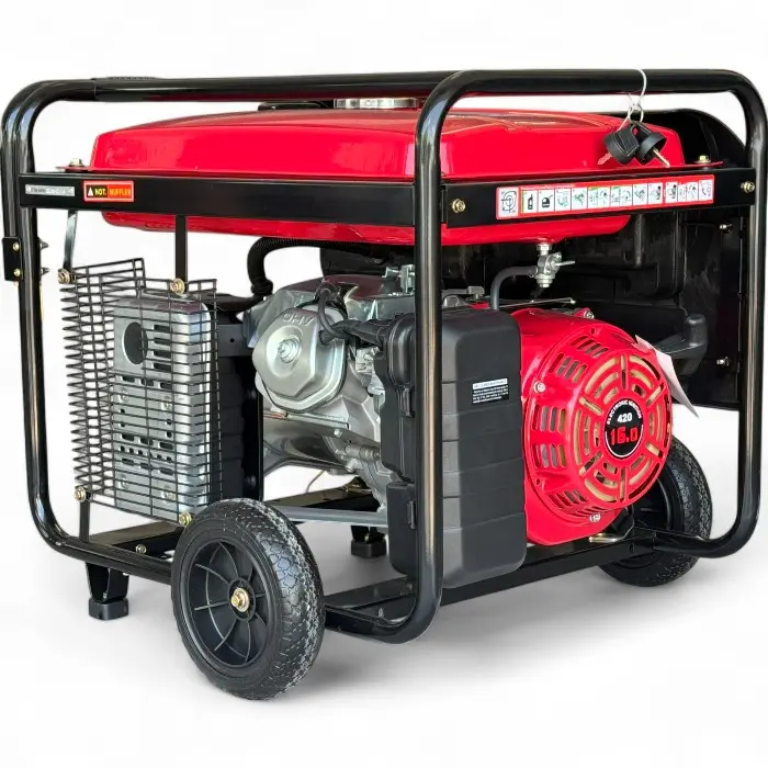 Бензинов агрегат за ток Bullmax 7KW, Монофазен, AVR, 420сс, Ел. Старт, Преносим - 1952
