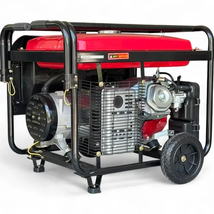 Бензинов агрегат за ток Bullmax 7KW, Монофазен, AVR, 420сс, Ел. Старт, Преносим - 1953