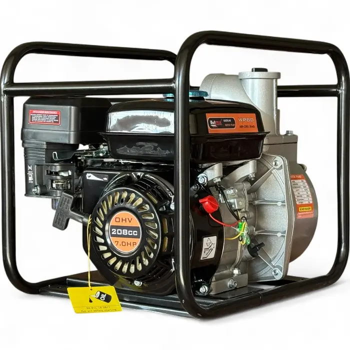 Бензинова водна помпа за поливане и отводняване Bullmax 3 цола, чугунена, 7HP, 1 000 л/мин - 1937