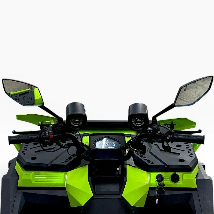 Двуместно бензиново ATV Bullmax 150cc MAXO PRO 2026г, Зелено и сиво, 7500rpm, 8" гуми, Теглич, Всички Екстри - 2863