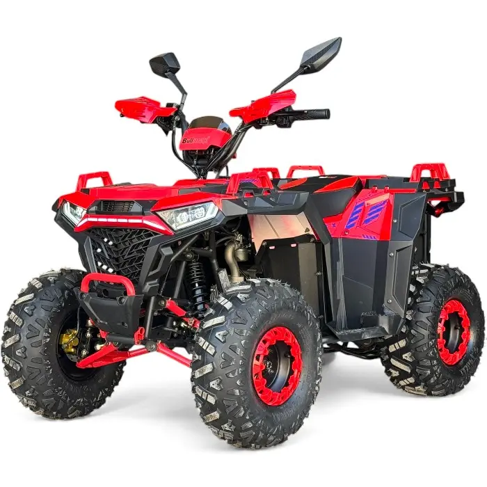 Двуместно бензиново ATV Bullmax 150cc MAXO 2026г, червено, 7500rpm, 8" гуми, Теглич - 3050
