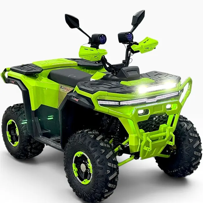 Двуместно бензиново ATV Bullmax 150cc MAXO PRO 2026г, Зелено и сиво, 7500rpm, 8" гуми, Теглич, Всички Екстри - 2867