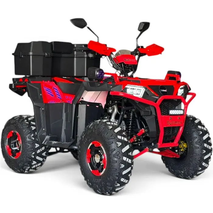 Двуместно бензиново ATV Bullmax 150cc ZIGO PRO 2026г, Червено, 7500rpm, 8" гуми, Теглич, Всички екстри, Подаръци - 2842
