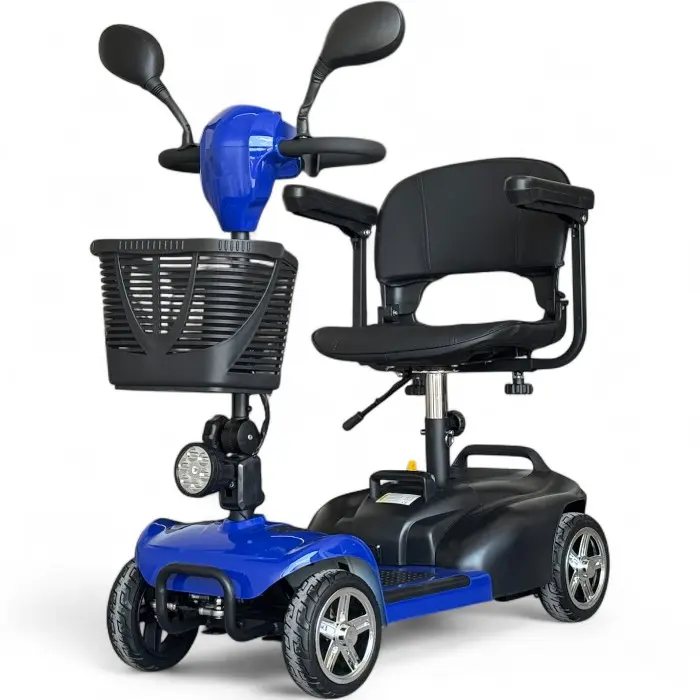 Електрическа четириколка BullMax N1, 350W, Сгъваема, Преносима Батерия, Темпомат, 24V, Неоново Зелена - 2021