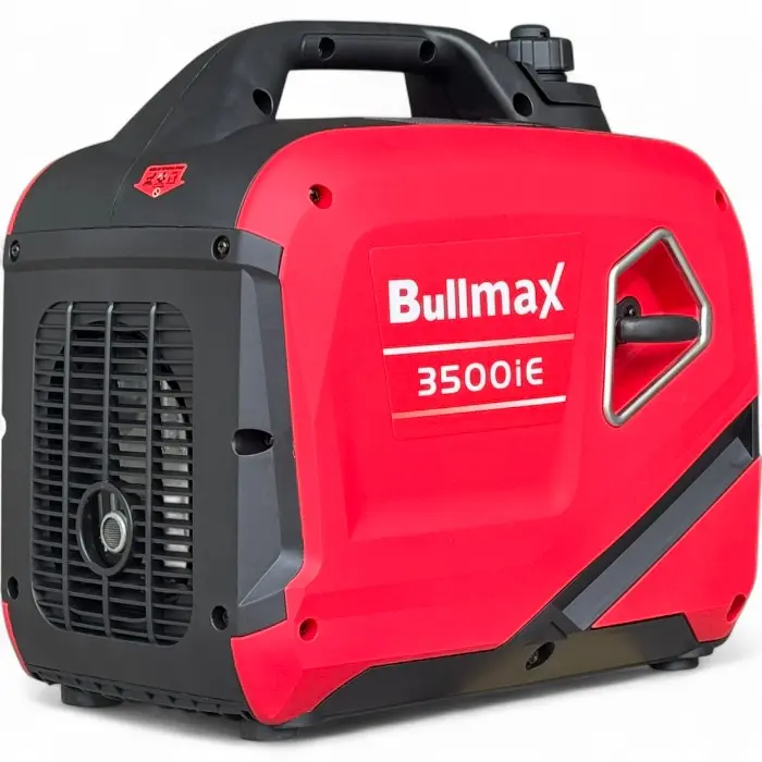 Обезшумен Инверторен генератор за ток Bullmax 3500i, ел. старт, дистанционно, червен, преносим, 230V, 13.8A, 50hz, чиста синусоида - 2042