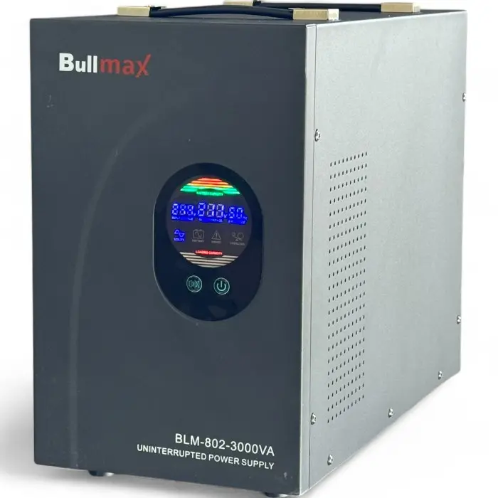 Инверторен UPS Bullmax, чиста синусоида, 3000VA / 1800W, Led Дисплей - 1554