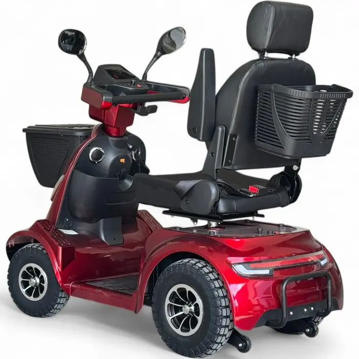 Електрическа четириколка Bullmax N10, 800W, за инвалиди и трудноподвижни, 24V, 20Ah, Електрическа спирачка, големи гуми - 1969