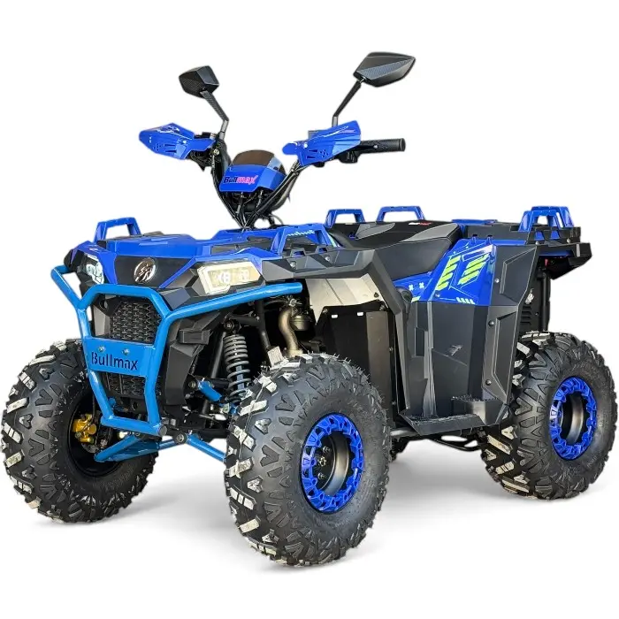 Двуместно бензиново ATV Bullmax 150cc ZIGO 2026г, Синьо, 7500rpm, 8" гуми, Теглич - 2524