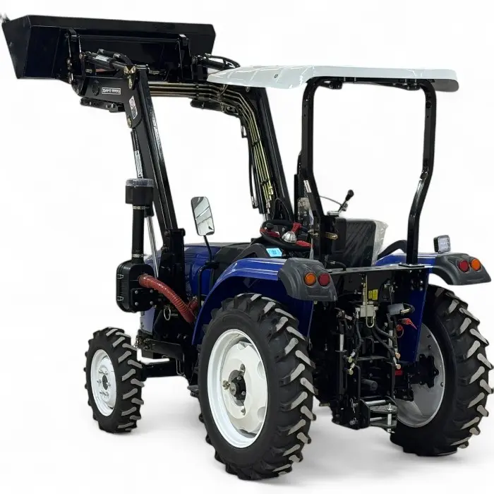 Трактор Bullmax NT504, син, 4х4, 8+2, Климатик, Инвертар, Отворена кабина - 2165