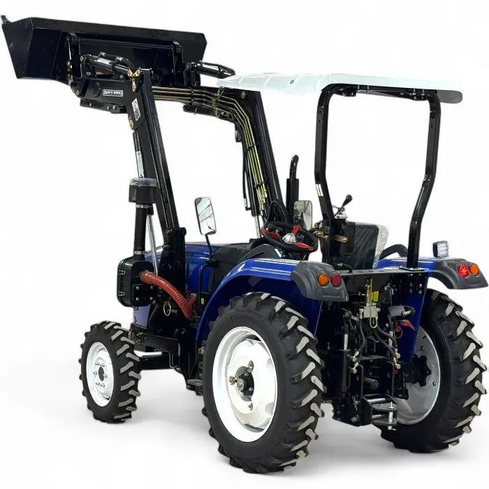 Трактор Bullmax NT504, син, 4х4, 8+2, Климатик, Инвертар, Отворена кабина - 2167