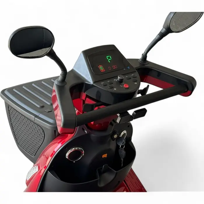 Електрическа четириколка Bullmax N10, 800W, за инвалиди и трудноподвижни, 24V, 20Ah, Електрическа спирачка, големи гуми - 1970