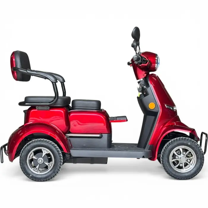 Триместна електрическа четириколка за възрастни и трудноподвижни 2000W, 60V, 20Ah, LED, 5 батерии - 2741
