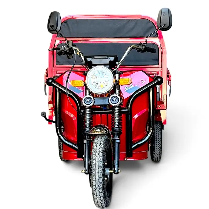 Двуместна електрическа товарна карго триколка, 4000W, 600кг, голяма платформа, 80км пробег, за ферми, стопанства и хотели - 2934