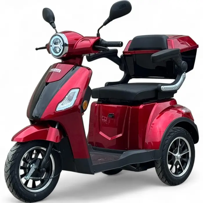 Електрическа триколка Bullmax R1, 1500W, 60V/20Ah, CE Сертификат, 25км/ч, червена - 2292