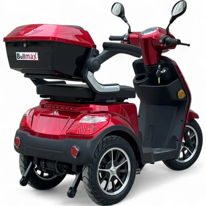 Електрическа триколка Bullmax R1, 1500W, 60V/20Ah, CE Сертификат, 25км/ч, червена - 2293