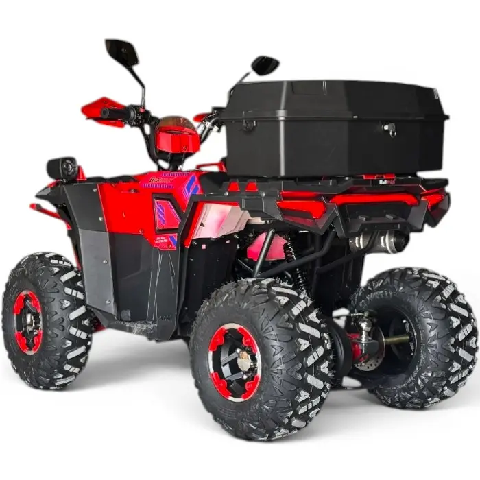 Двуместно бензиново ATV Bullmax 150cc ZIGO PRO 2026г, Червено, 7500rpm, 8" гуми, Теглич, Всички екстри, Подаръци - 2844