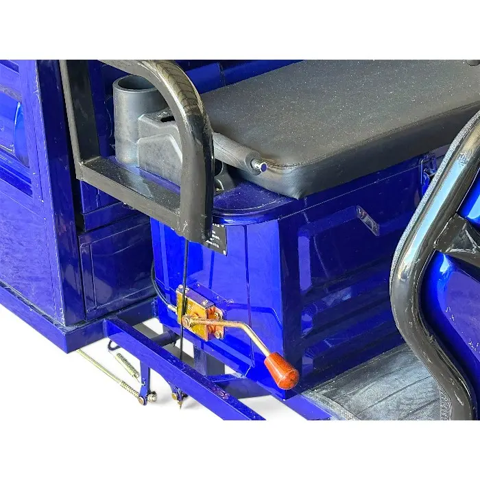 Триместна товарна електрическа карго триколка, 3500W, до 80км пробег, 600кг, Подсилена, за работа, земеделие и транспорт - 2922