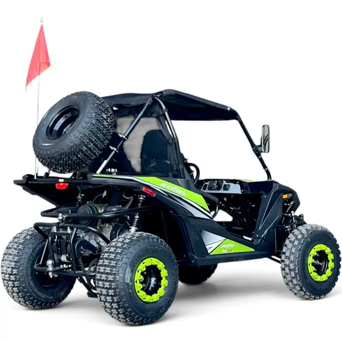 Двуместно Бензиново OFFROAD UTV Бъги 200cc, 4-тактов двигател, PROFI пакет подарък, теглич - 3042