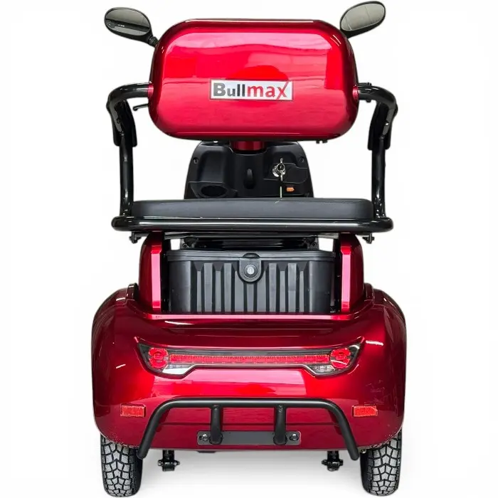 Триместна електрическа четириколка за възрастни и трудноподвижни 2000W, 60V, 20Ah, LED, 5 батерии - 2744