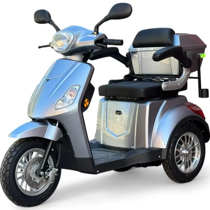 Електрическа триколка Bullmax В1, 1500W, 60V/20Ah, Задно задвижване, Жълта - 1898