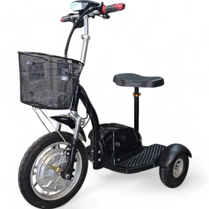 Електрическа триколка Bullmax A2 Premium 750W 48V / 12Ah, предно предаване, 160кг товароносимост, дисплей, сгъваем волан - 1642
