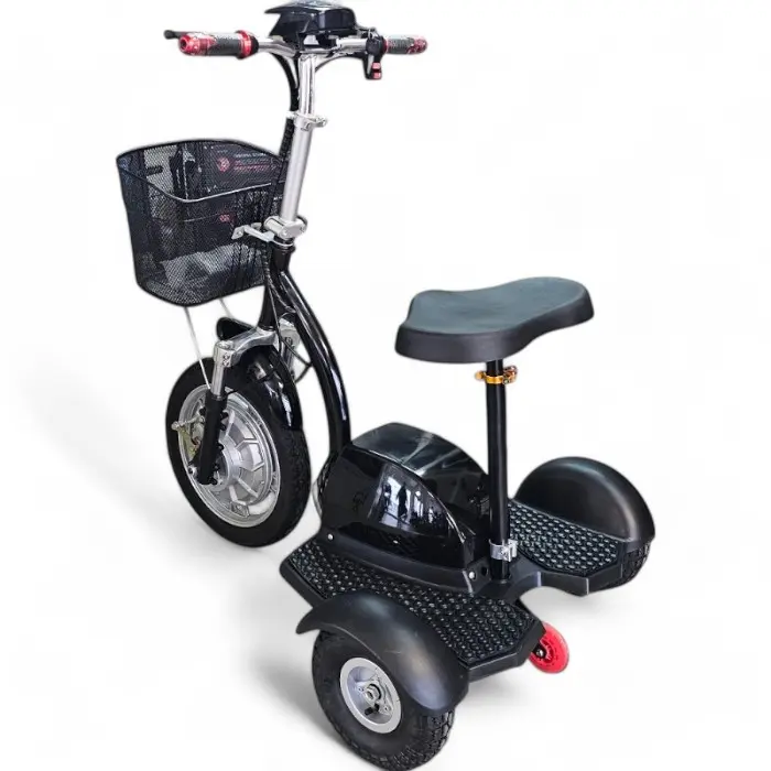 Електрическа триколка Bullmax A2 Premium 750W 48V / 12Ah, предно предаване, 160кг товароносимост, дисплей, сгъваем волан - 1643