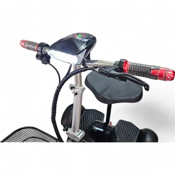 Електрическа триколка Bullmax A2 Premium 750W 48V / 12Ah, предно предаване, 160кг товароносимост, дисплей, сгъваем волан - 1646
