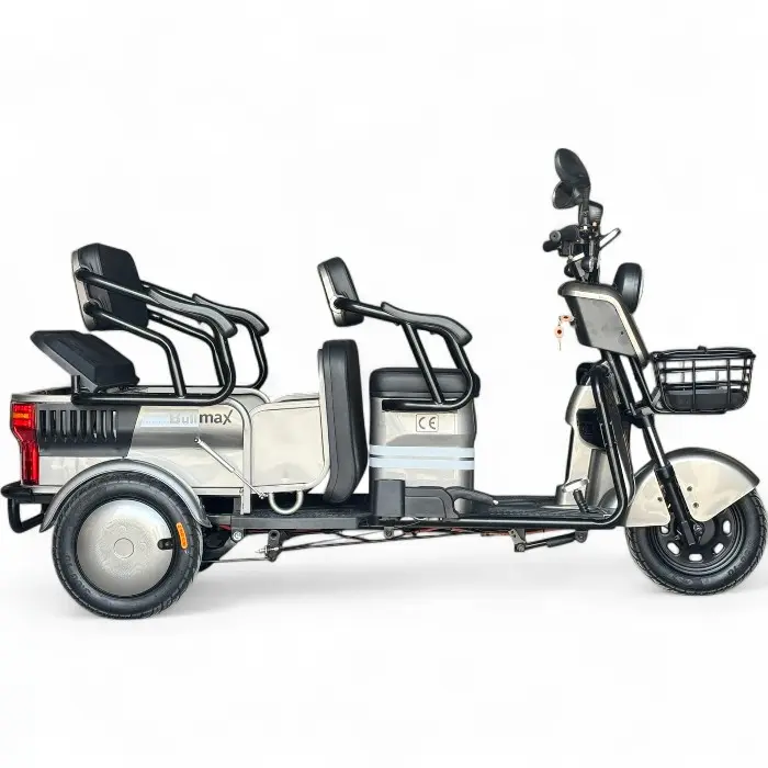 Електрическа триколка Bullmax B10, 2000W, 60V/38Ah, За Трима, Голямо товарно отделение - 2253