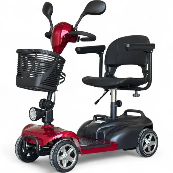 Електрическа четириколка BullMax N1, 350W, Сгъваема, Преносима Батерия, Темпомат, 24V, Неоново Зелена - 2023