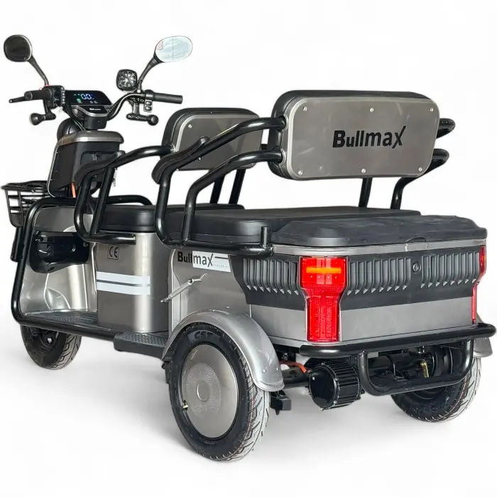 Електрическа триколка Bullmax B10, 2000W, 60V/38Ah, За Трима, Голямо товарно отделение - 2256