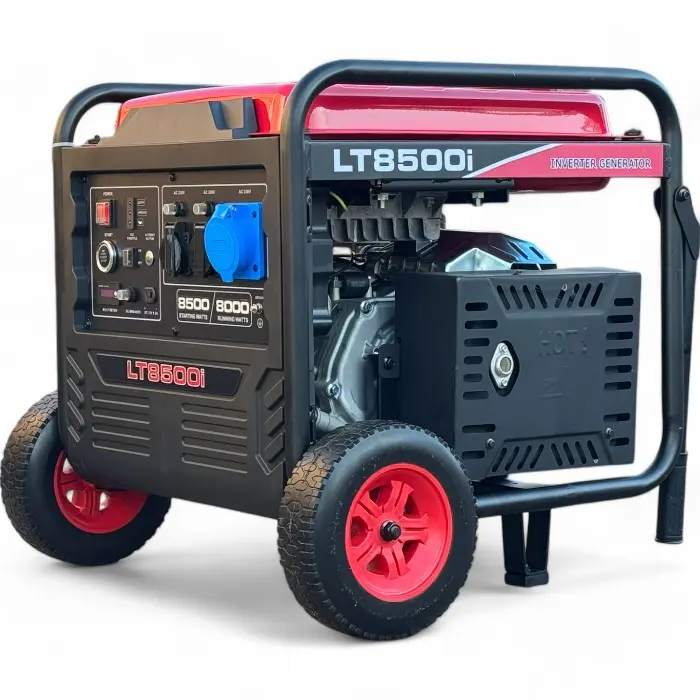 Инверторен Бензинов Агрегат за Ток Bullmax 8500I, Монофазен, Евробукса, 16А, 32А, 60hz, 4 тактов, надежден - 1449