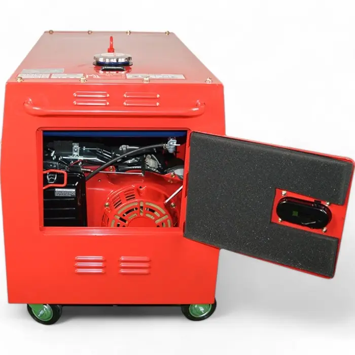 Обезшумен Бензинов Генератор за Ток Bullmax 7.5KW Монофазен, Водозащитен, ATS Табло, Дисплей, AVR, GX760, 4-тактов - 1476