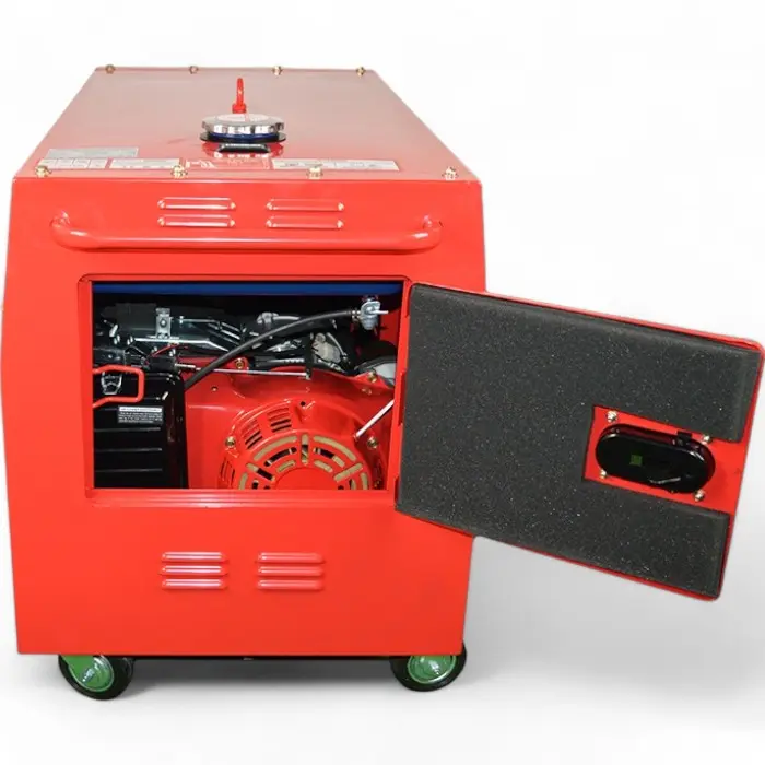 Обезшумен Бензинов Генератор за Ток Bullmax 7.5KW Монофазен, Водозащитен, Меден Ротор и Статор, Дисплей, AVR, GX760, 4-тактов - 1462