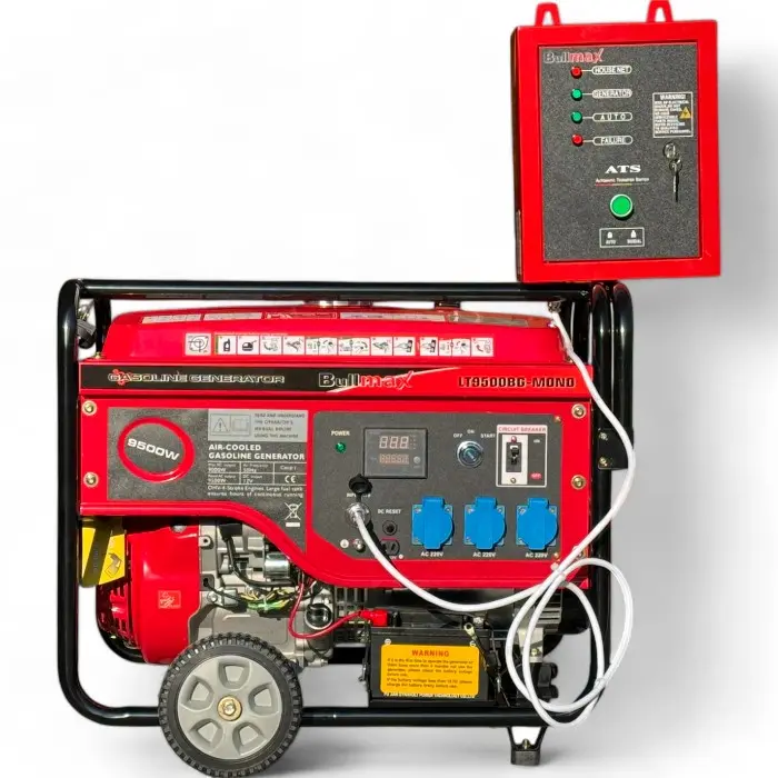 Генератор Bullmax 9.0KW, ATS, Монофазен, AVR - 1521