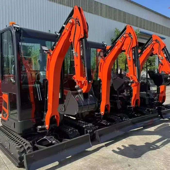 2-тонен мини багер Laidong LD385 39hp, кабина, чупеща стрела - 2552