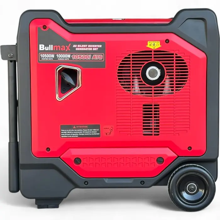 Комбиниран обезшумен инверторен генератор за ток Bullmax 10500i, 10kW, ATS табло, Дистанционно, Преносим, Чиста Синусоида - 2104