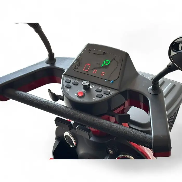 Електрическа четириколка Bullmax N10, 800W, за инвалиди и трудноподвижни, 24V, 20Ah, Електрическа спирачка, големи гуми - 1974