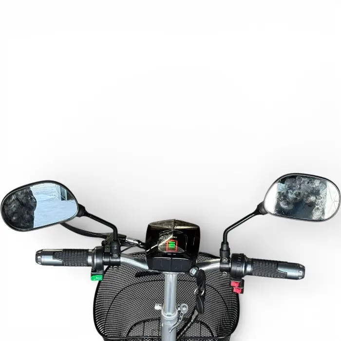 Евтина Сгъваема Преносима Електрическа триколка Bullmax A2 Premium 750W 48V / 12Ah, предно предаване, 160кг товароносимост - 2682