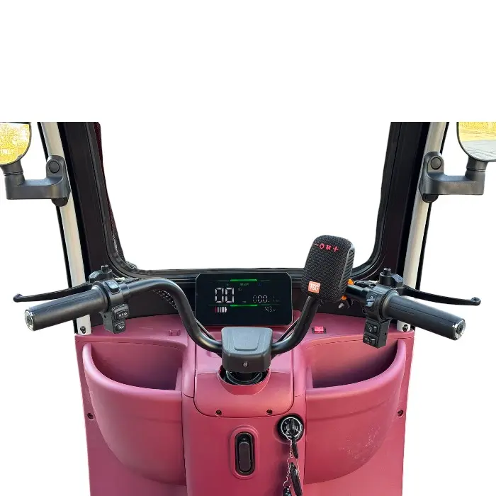 Триместна електрическа триколка Bullmax Kalinka, 1800W, 48V/20Ah, Червена, светлинна окомплектовка - 1438