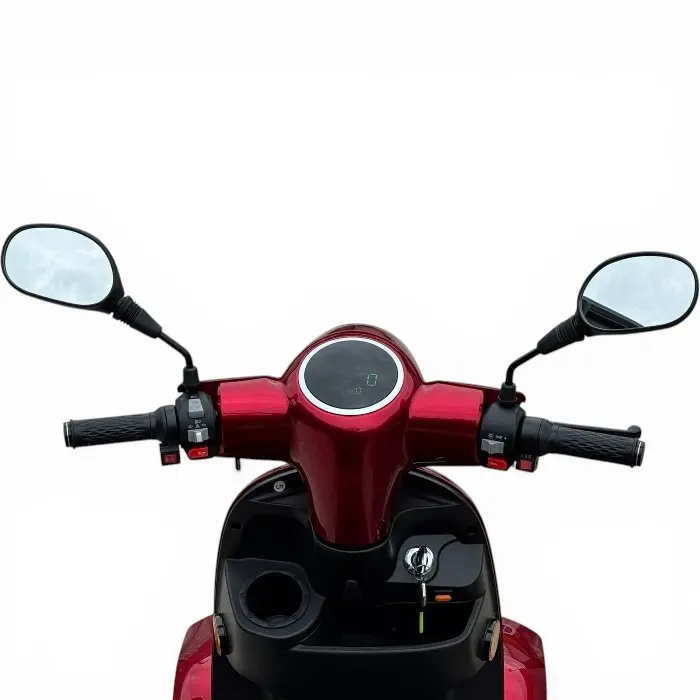 Триместна електрическа четириколка за възрастни и трудноподвижни 2000W, 60V, 20Ah, LED, 5 батерии - 2746