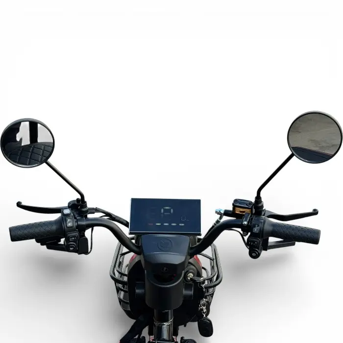 Двуместна електрическа триколка Bullmax Pudding Grand, 2000W, 60V, 20Ah, 5 батерии, 60км преход - 2673