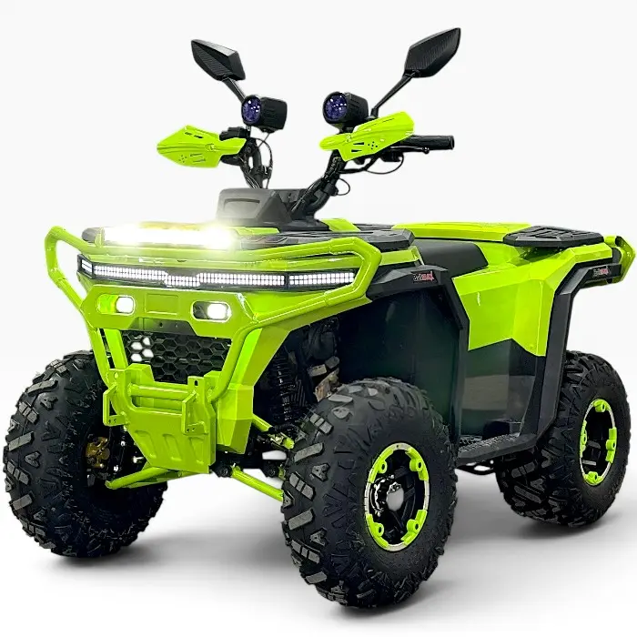 Двуместно бензиново ATV Bullmax 150cc MAXO PRO 2026г, Зелено и сиво, 7500rpm, 8" гуми, Теглич, Всички Екстри - 2868