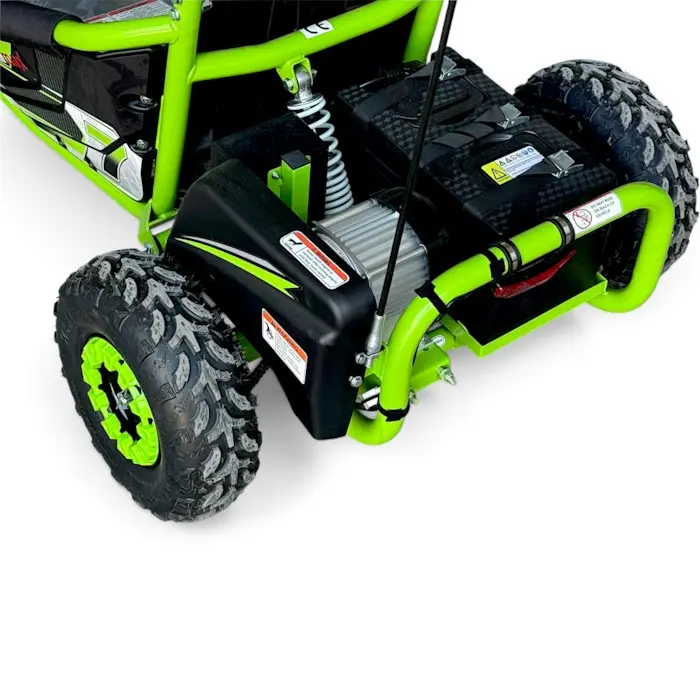 Детско електрическо UTV Бъги Bullmax Apex1 1200W, Безплатен Ъпгрейд големи батерии, зелено - 3021