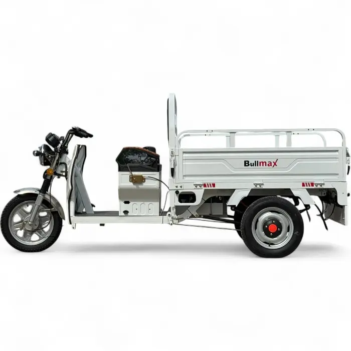 Селскостопанска Електрическа триколка BullMax Фермерска S-800, 2000W, 48V/45Ah, 600кг товар, Бяла - 2274