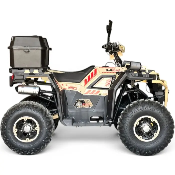 Двуместно бензиново ATV Bullmax 150cc ZIGO PRO 2026г, Пустинна буря, 7500rpm, 8" гуми, Теглич, Всички екстри, Подаръци - 2834