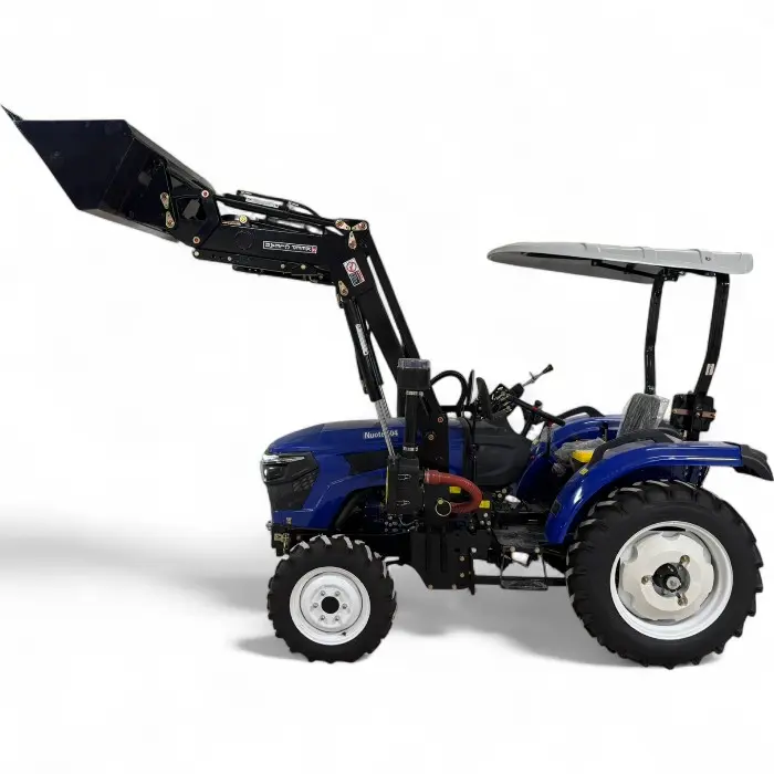 Трактор Bullmax NT504, син, 4х4, 8+2, Климатик, Инвертар, Отворена кабина - 2170